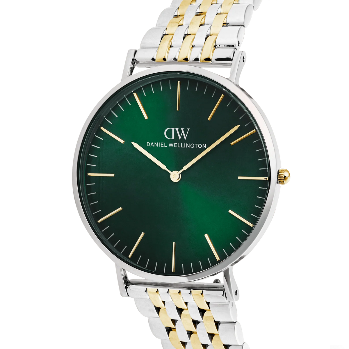 Daniel Wellington Gents Classic 7-Link Emerald Two Tone DW00101009