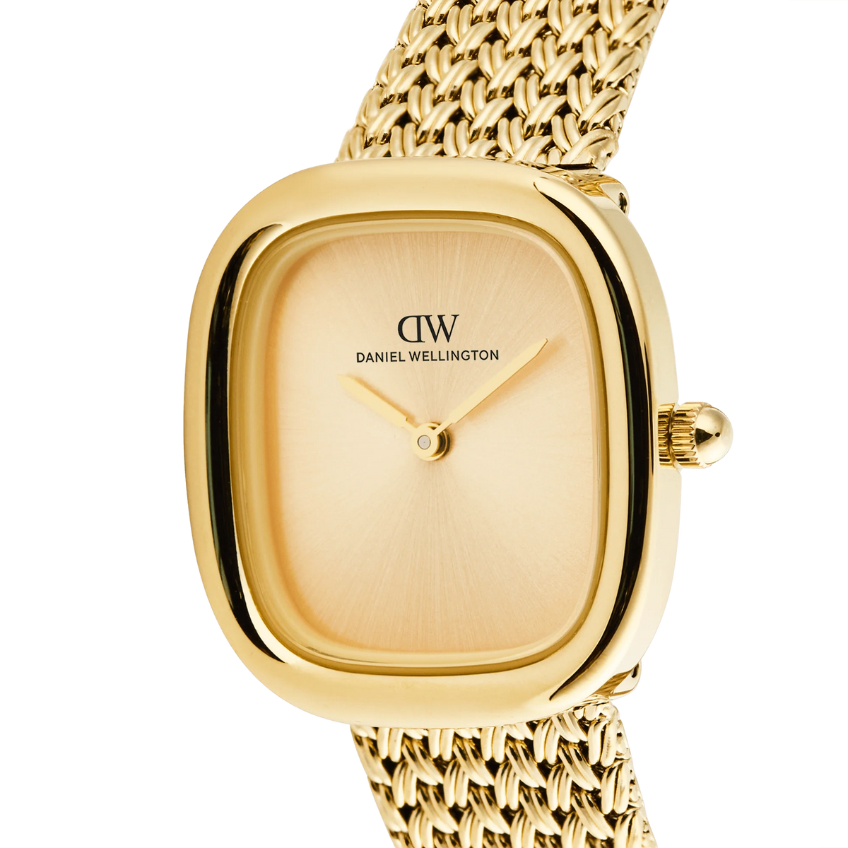 Daniel Wellington Ladies Margot Braided Mesh Unitone Gold DW00100964