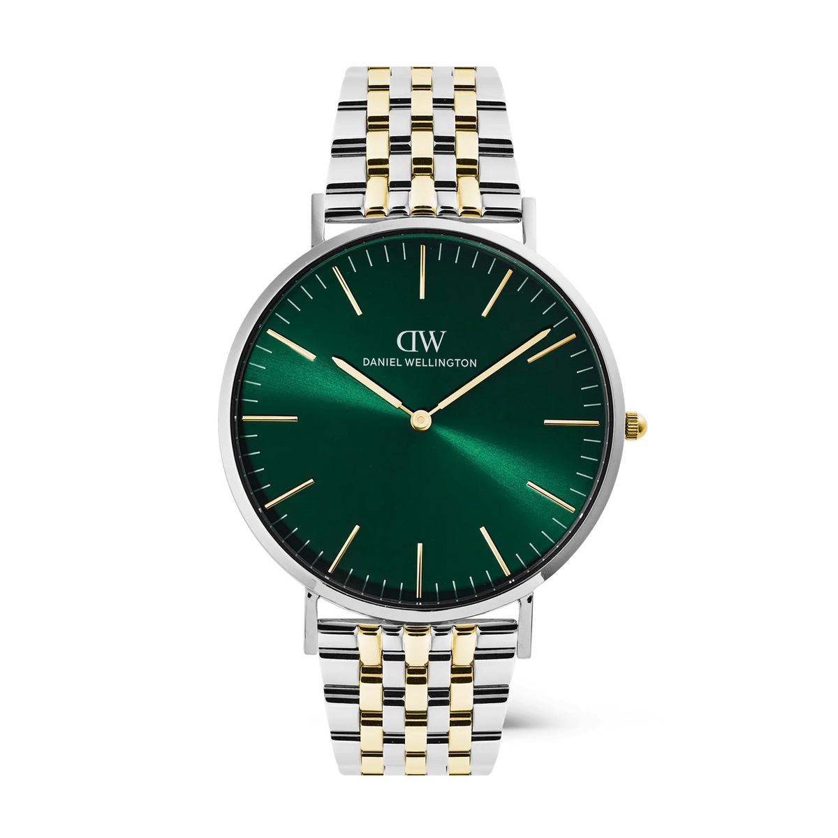Daniel Wellington Gents Classic 7-Link Emerald Two Tone DW00101009