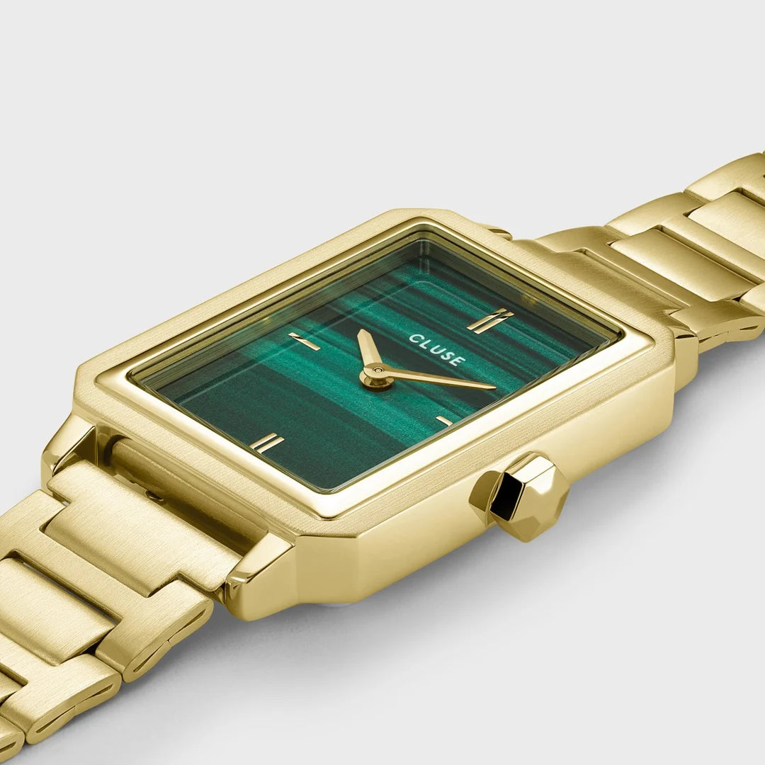 Cluse Fluette Watch Steel, Green, Gold Colour CW11502