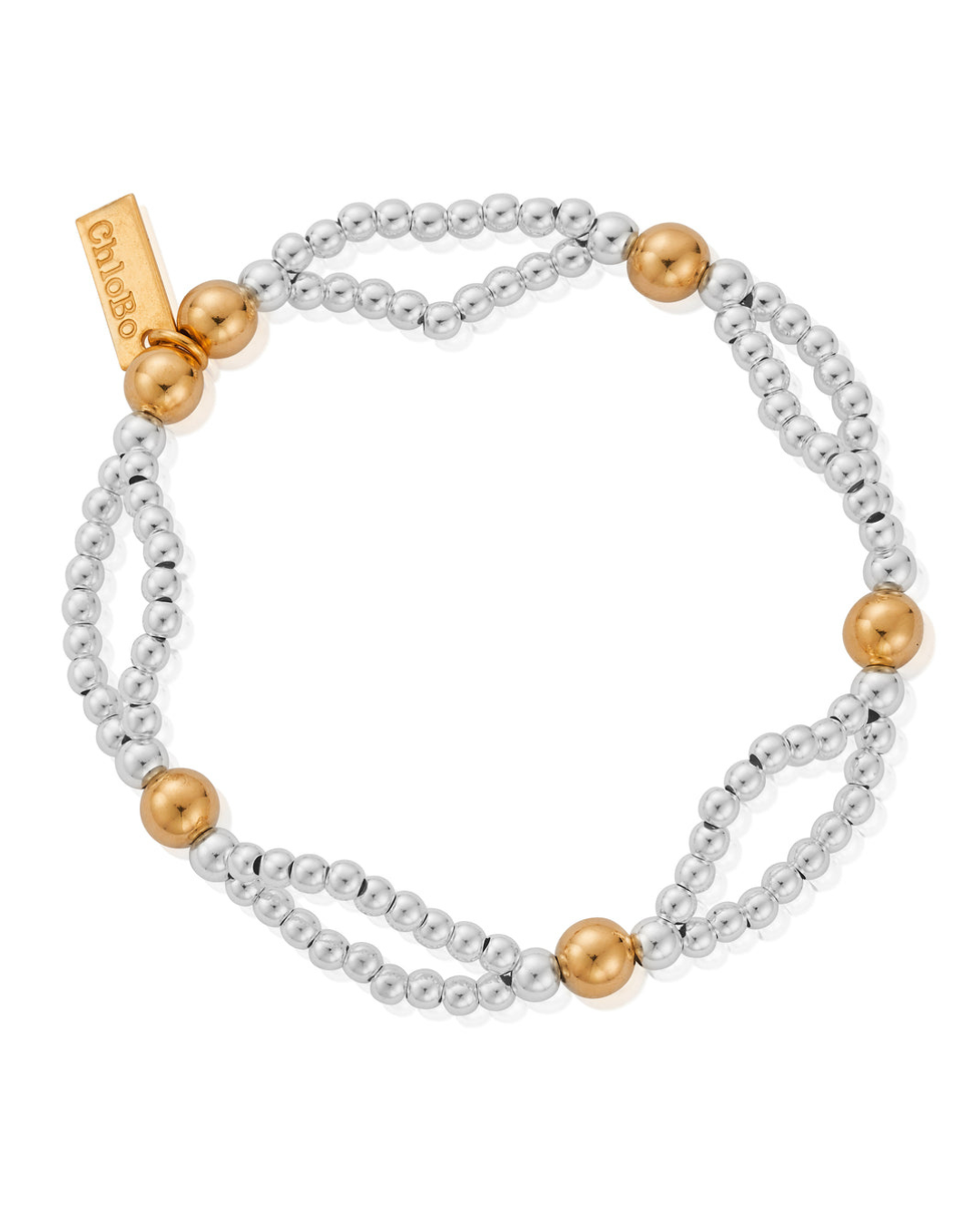 ChloBo Gold and Silver Entwined Bracelet