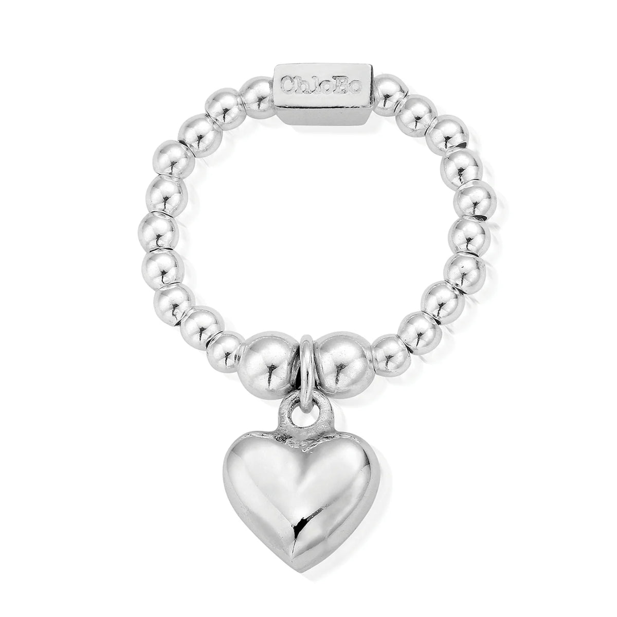 ChloBo Mini Puffed Heart Ring CHBSCLS1206