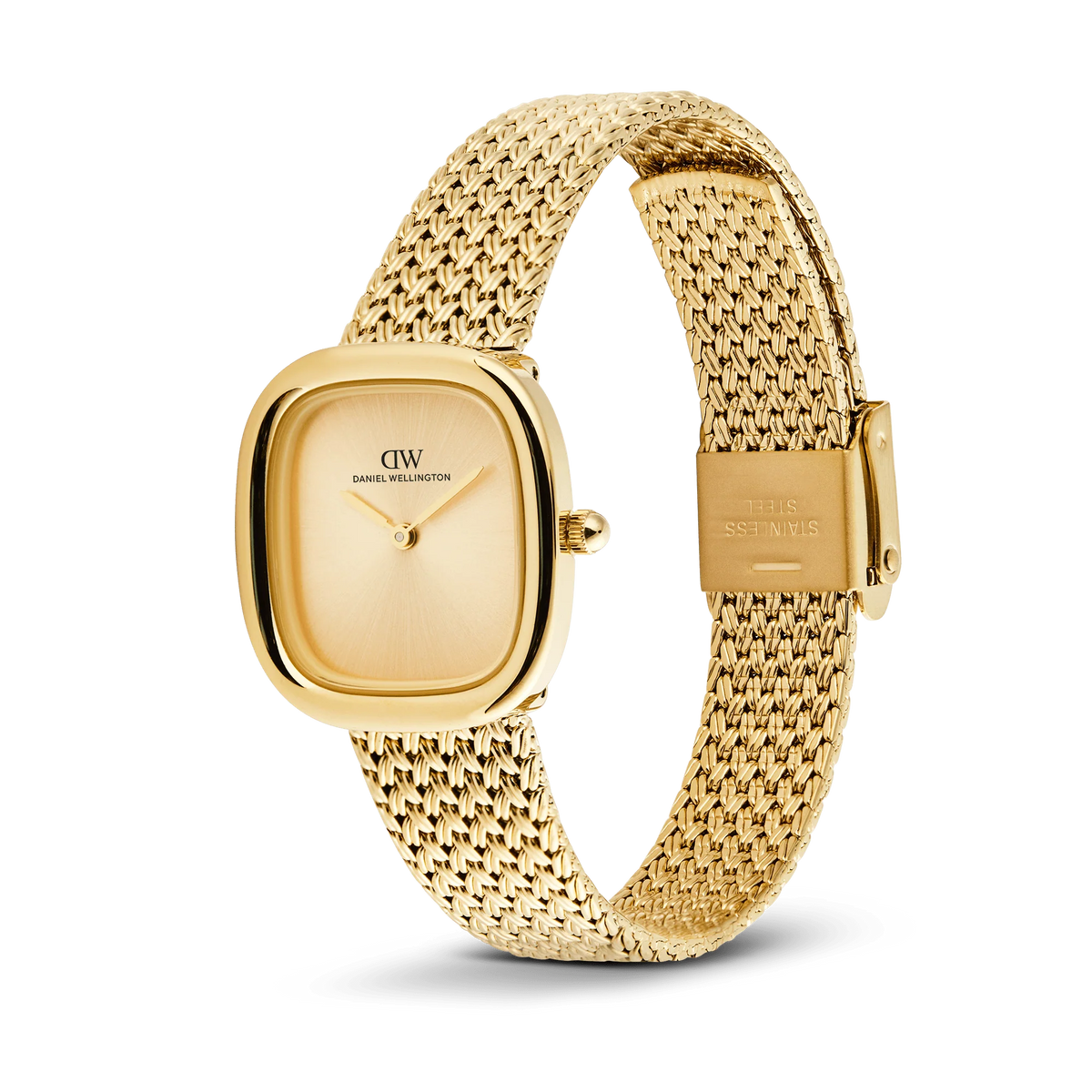 Daniel Wellington Ladies Margot Braided Mesh Unitone Gold DW00100964
