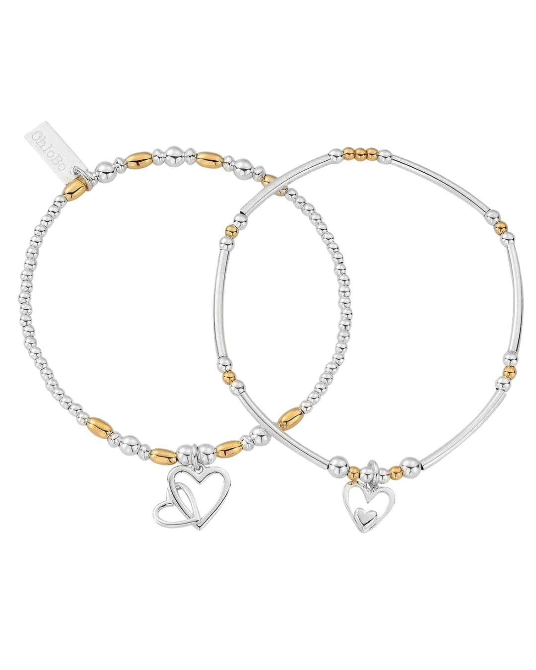 ChloBo Gold and Silver Double Devotion Set of 2