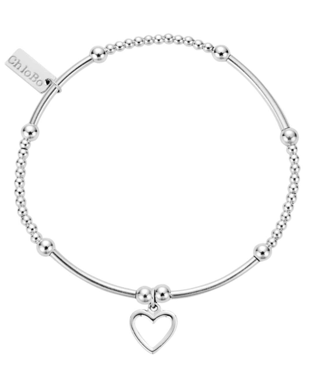 ChloBo Cute Mini Open Heart Bracelet