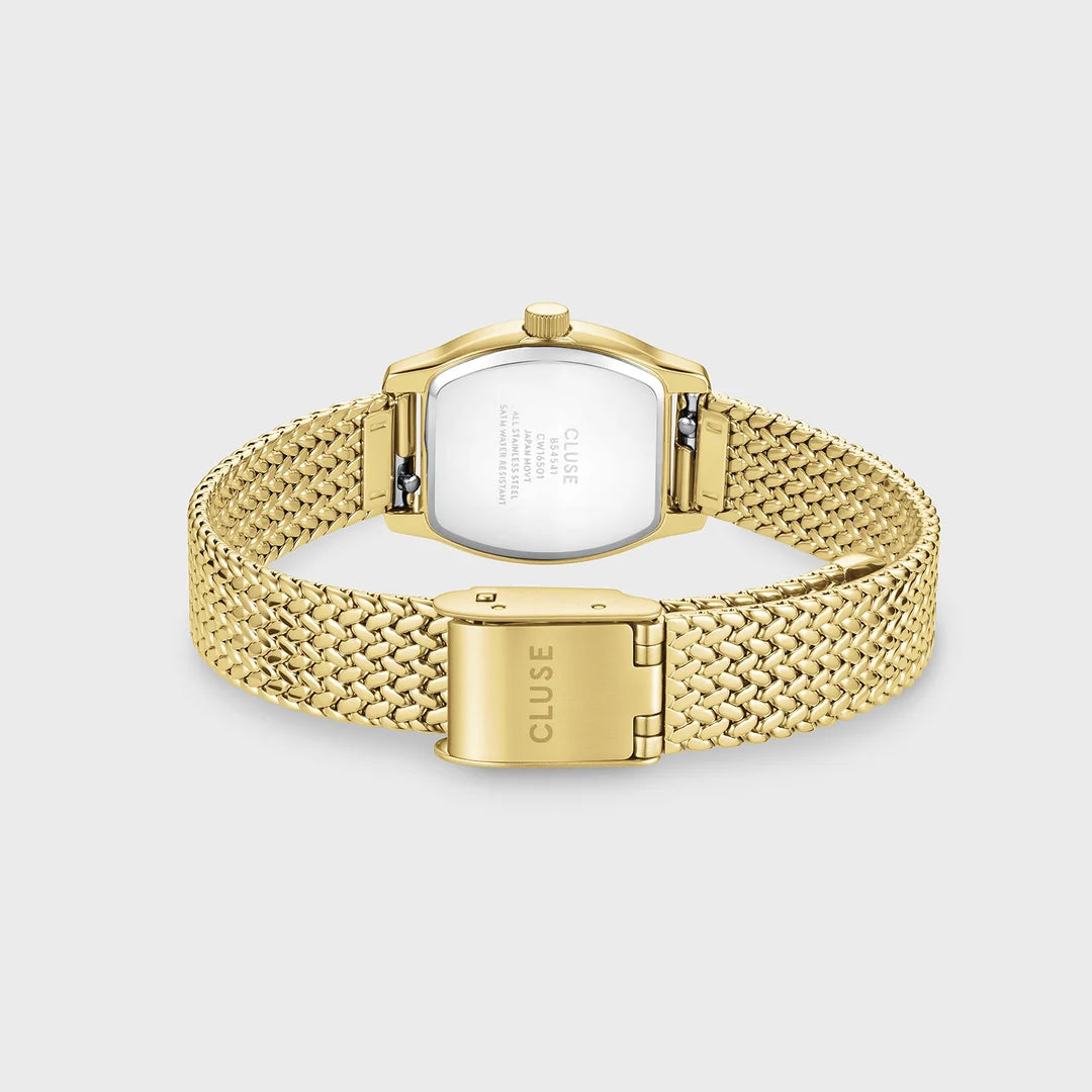 NEW Cluse Tonnette Mini Watch Mesh, Brown, Gold Colour CW16504