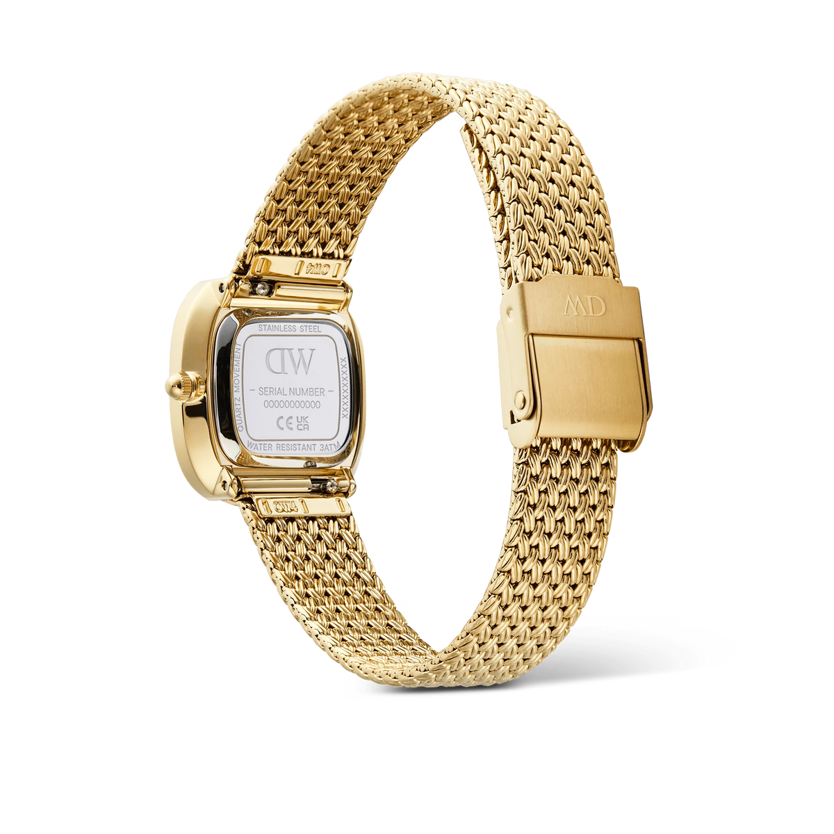 Daniel Wellington Ladies Margot Braided Mesh Unitone Gold DW00100964