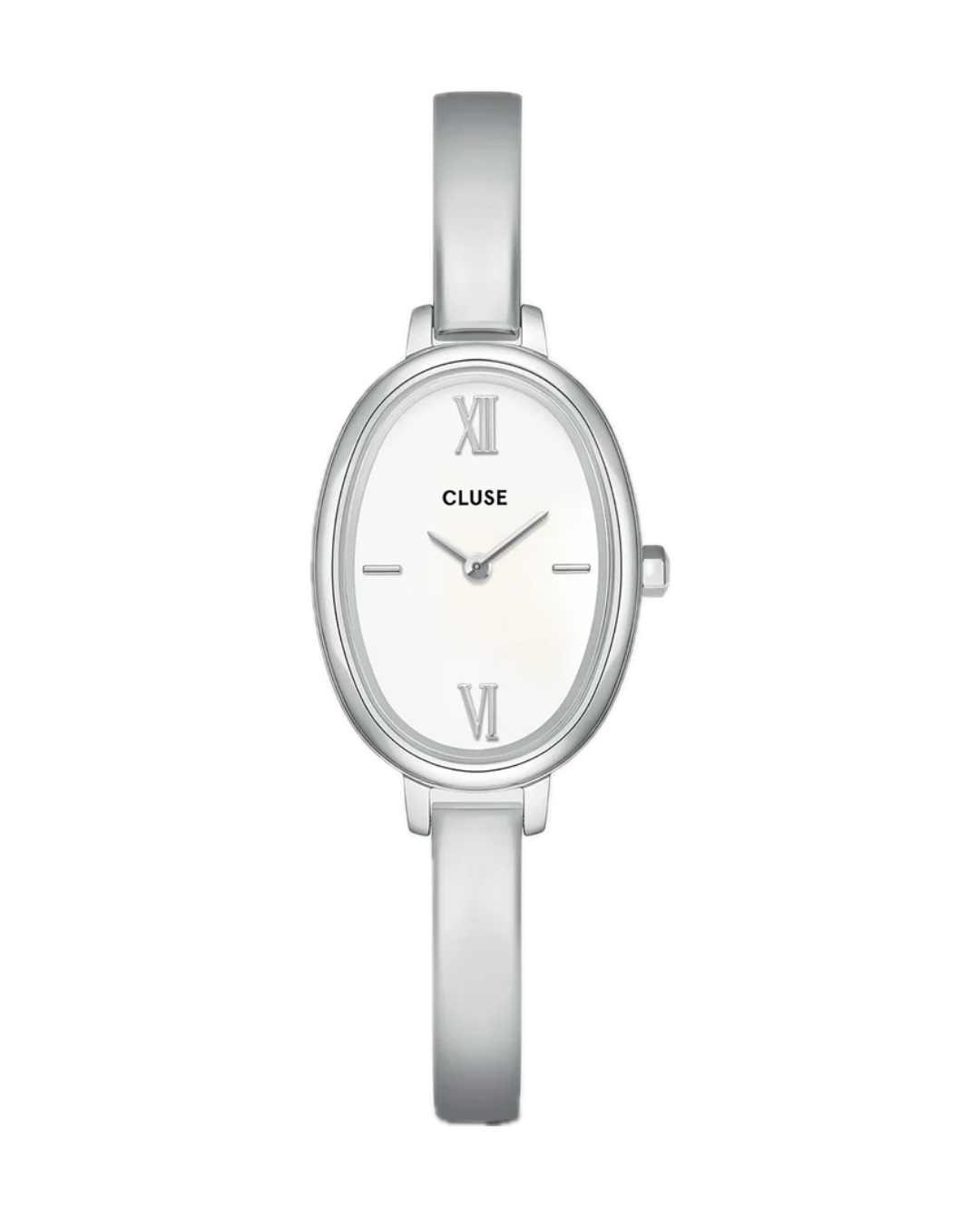Cluse L'Ovale Watch Steel, White, Silver Colour CW16102