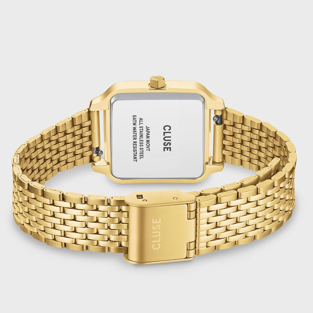Cluse Gracieuse Watch Steel, Lace Textured, Gold Colour CW11912