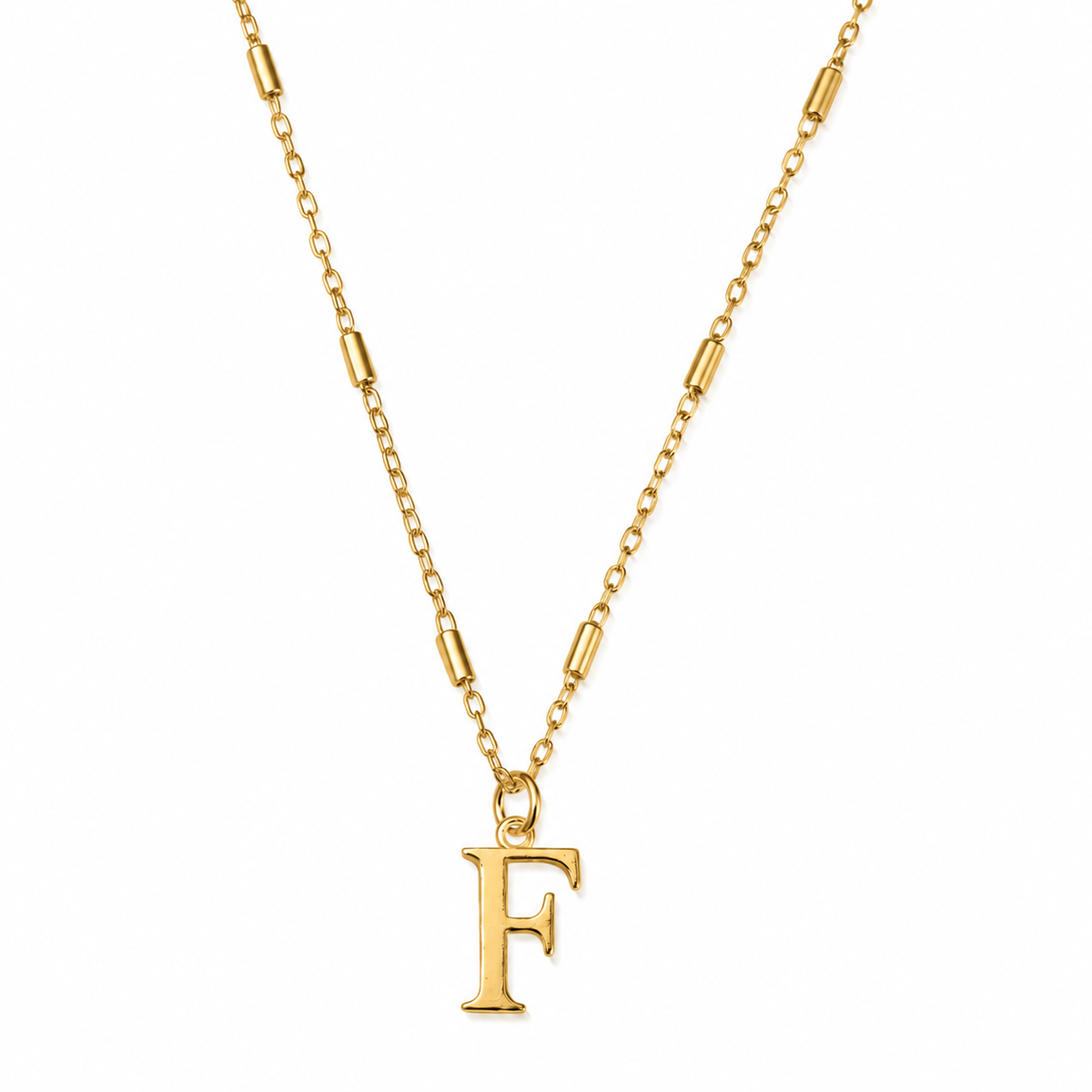 ChloBo Sterling Silver Gold Plated Initial Chains