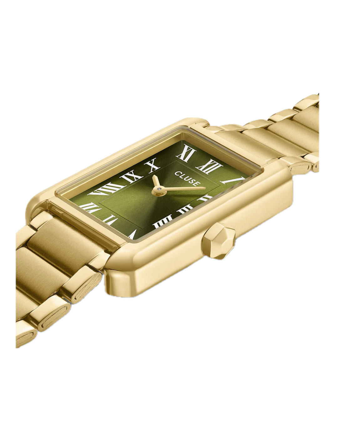 Cluse Belisenna Watch Steel, Olive, Gold Colour CW15007