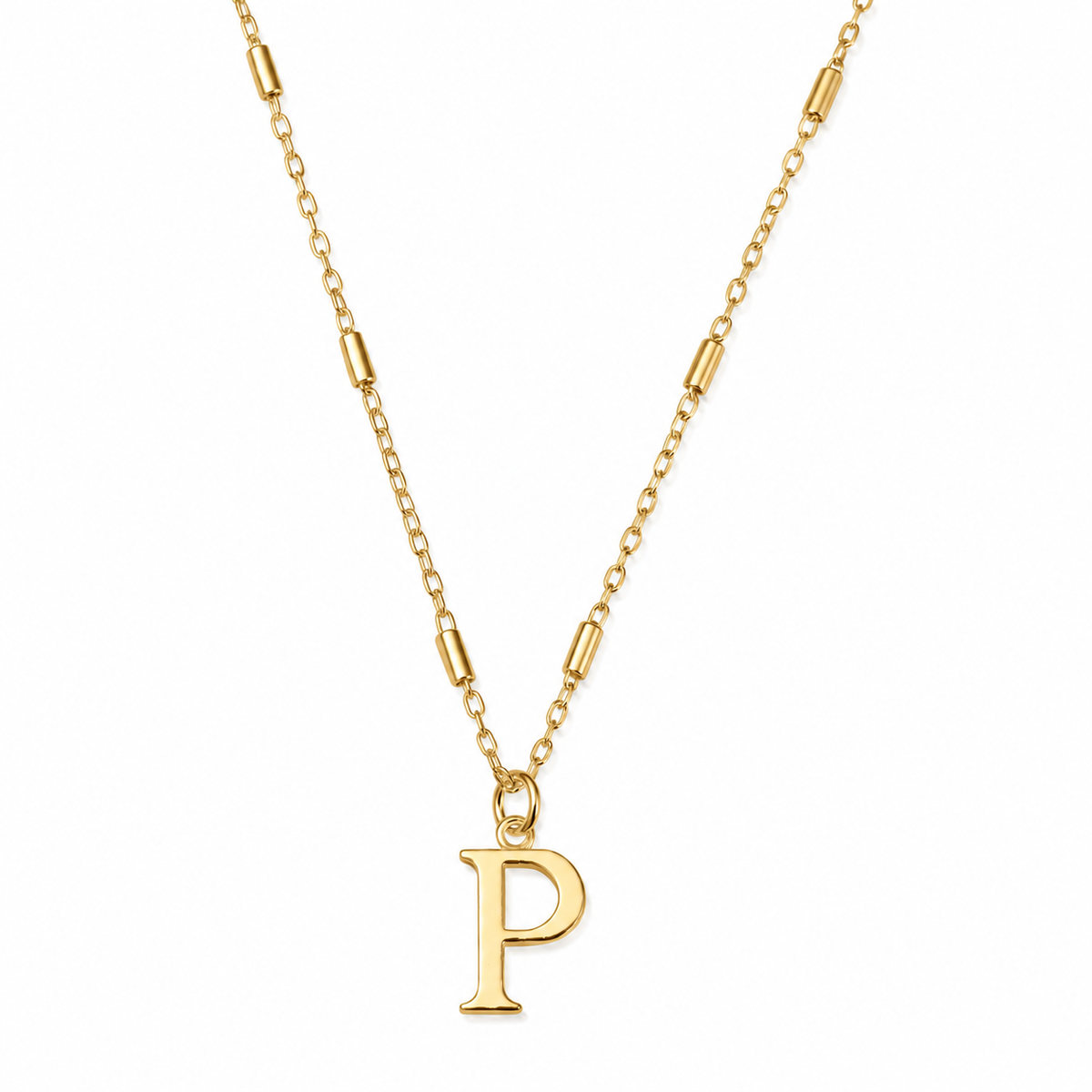 ChloBo Sterling Silver Gold Plated Initial Chains