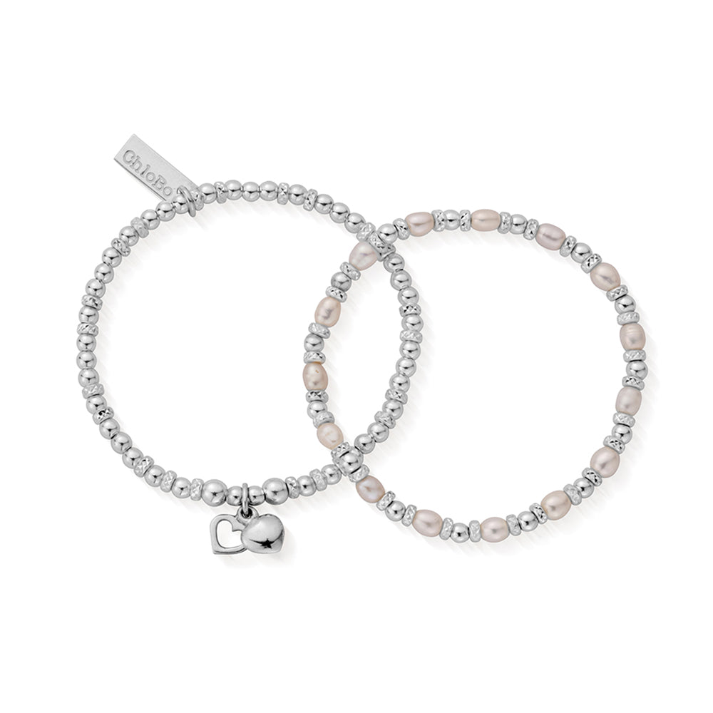 ChloBo Pearl Forever Love Set of 2