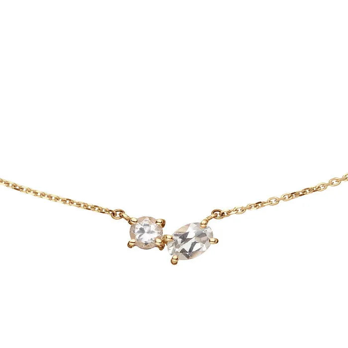 14K Gold Festive Sparkling Necklace