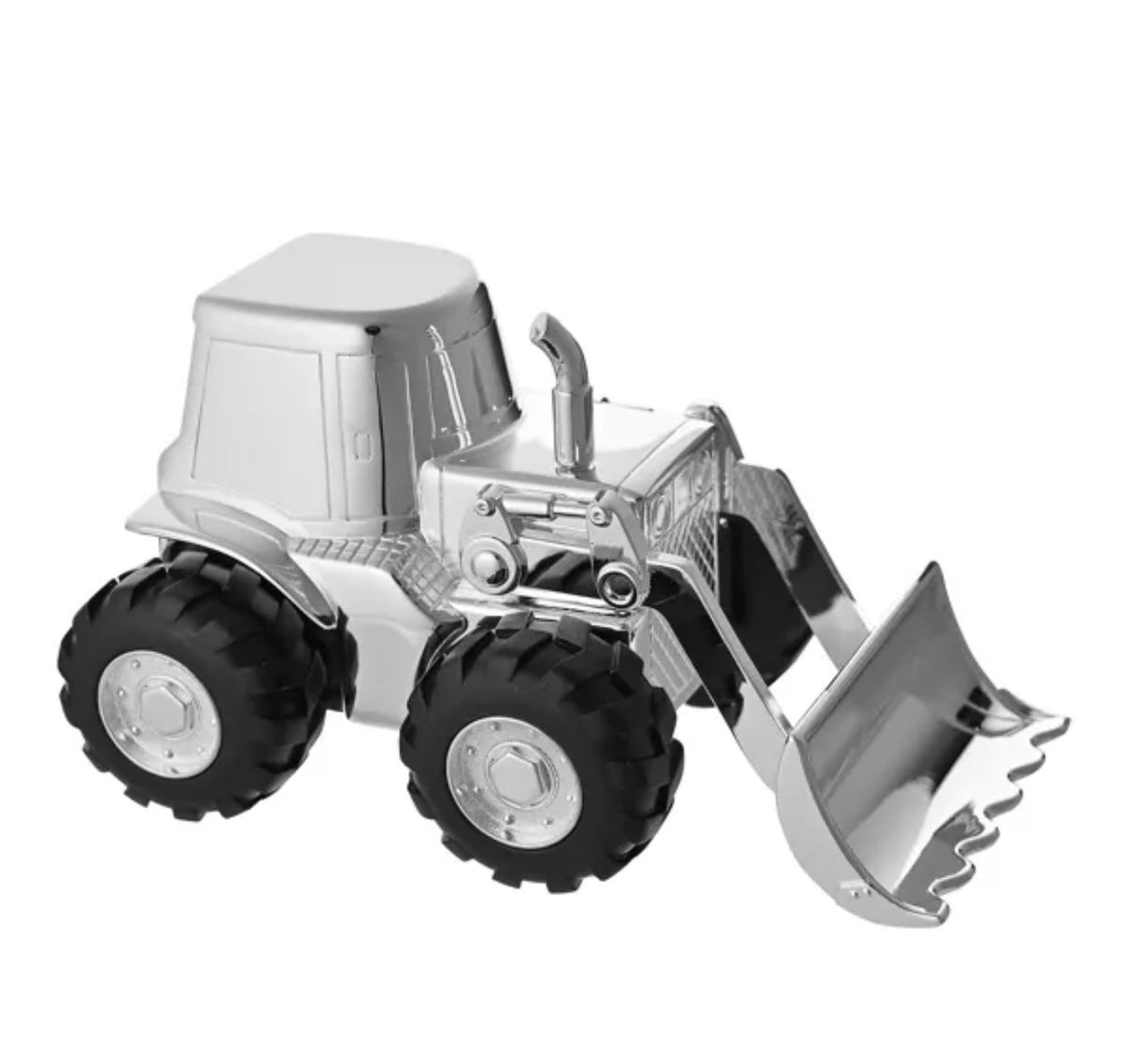 BAMBINO SILVERPLATED MONEY BOX - FRONT LOADING DIGGER