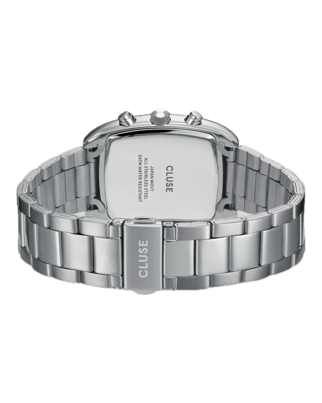 Cluse Gents Quartaut Chrono Watch Steel, Blue and Black, Silver Colour
CW52005