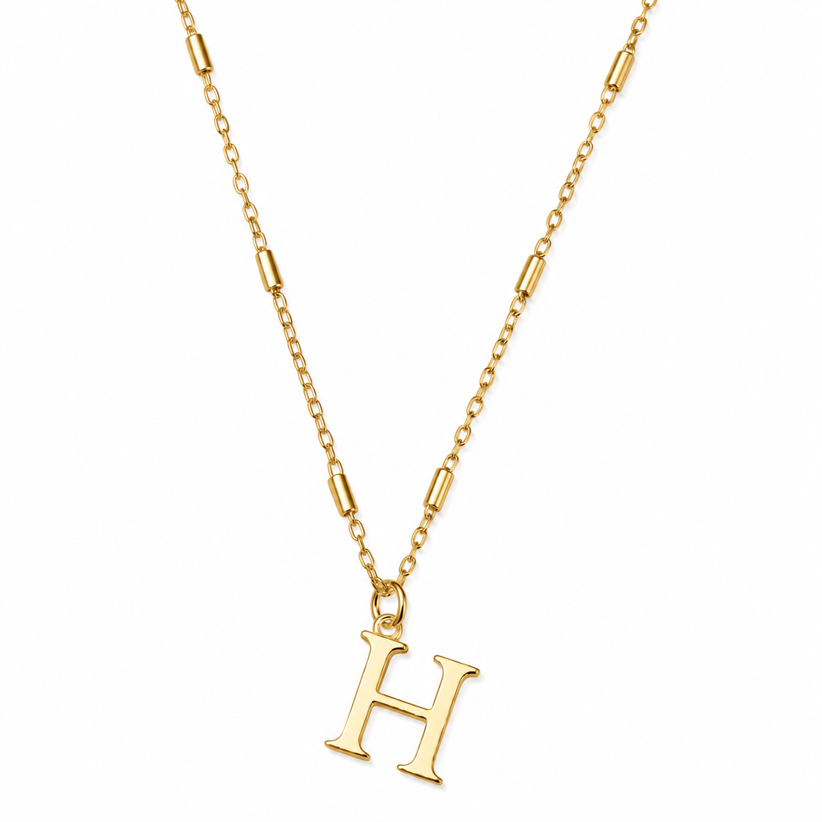 ChloBo Sterling Silver Gold Plated Initial Chains