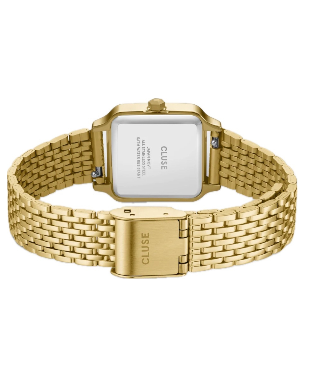 Cluse Gracieuse Petite Watch Steel, Glass Pearls, White, Gold Colour CW11826