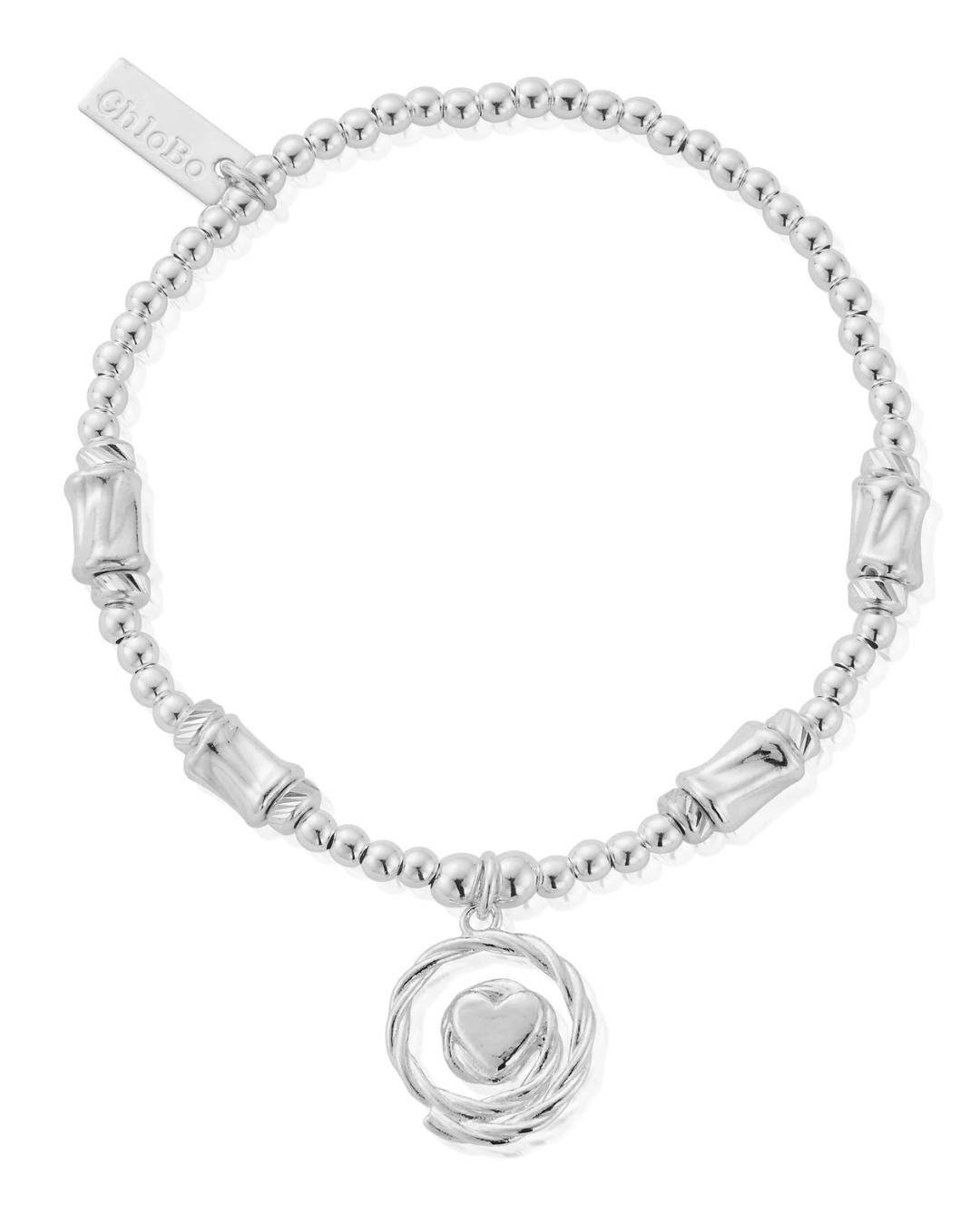ChloBo Cute Charm Chunky Twist Spiral of Love Bracelet