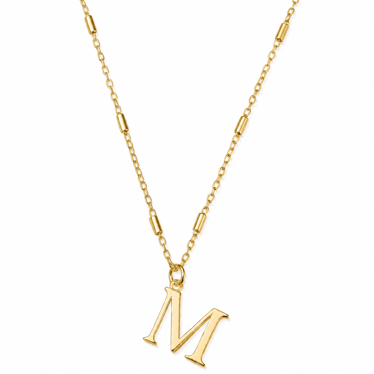 ChloBo Sterling Silver Gold Plated Initial Chains