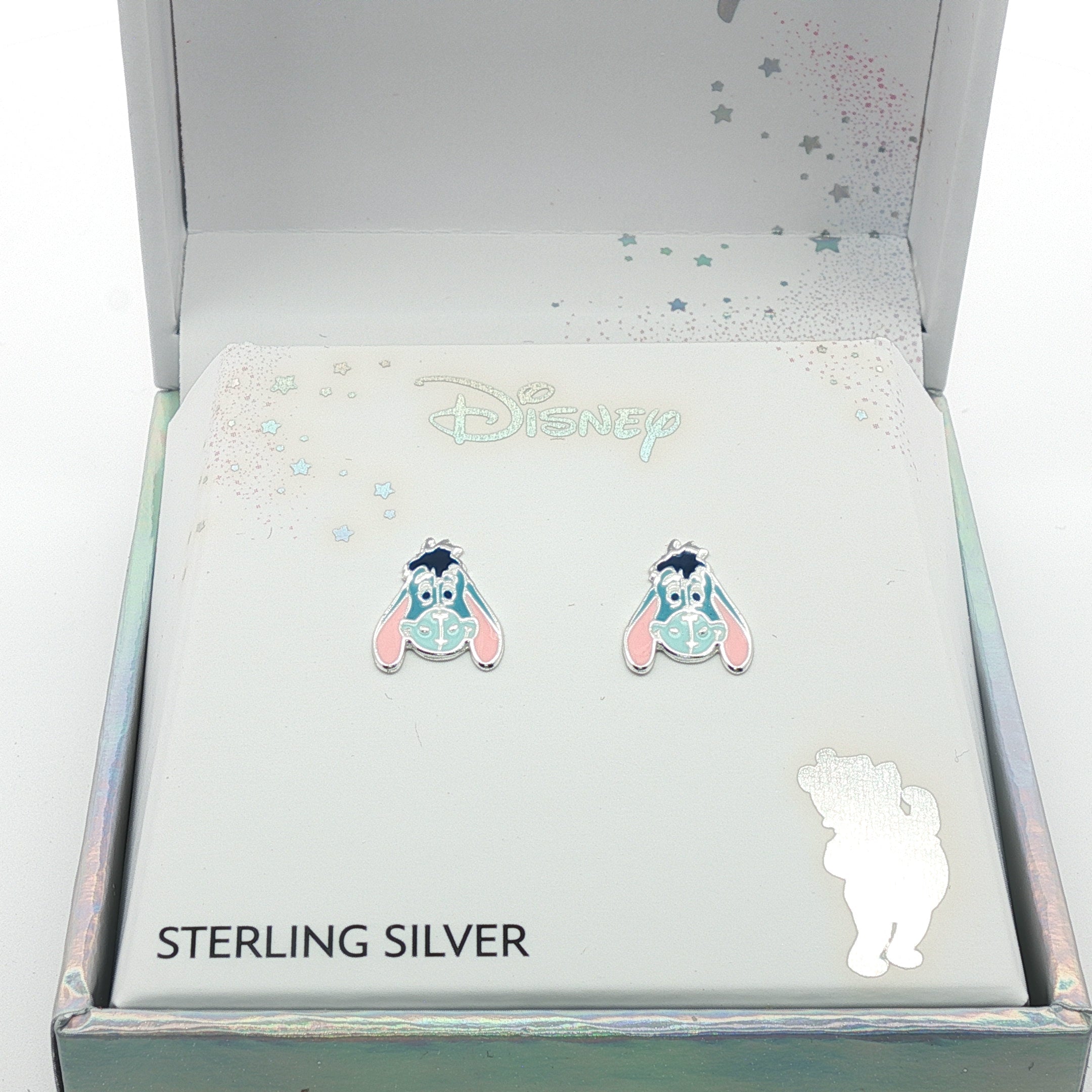 Disney Eeyore Sterling Silver Stud Earrings