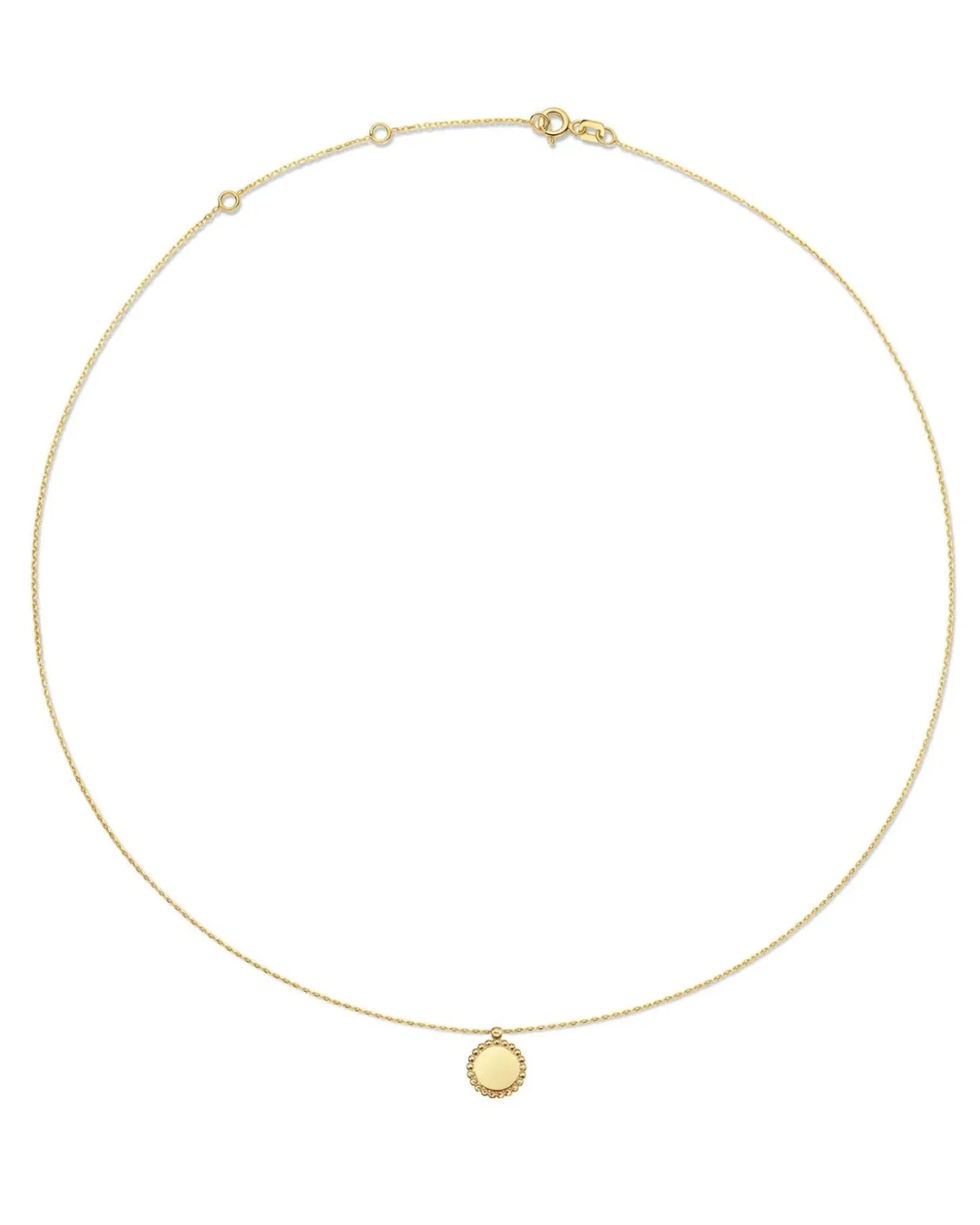 14K Engravable Disc