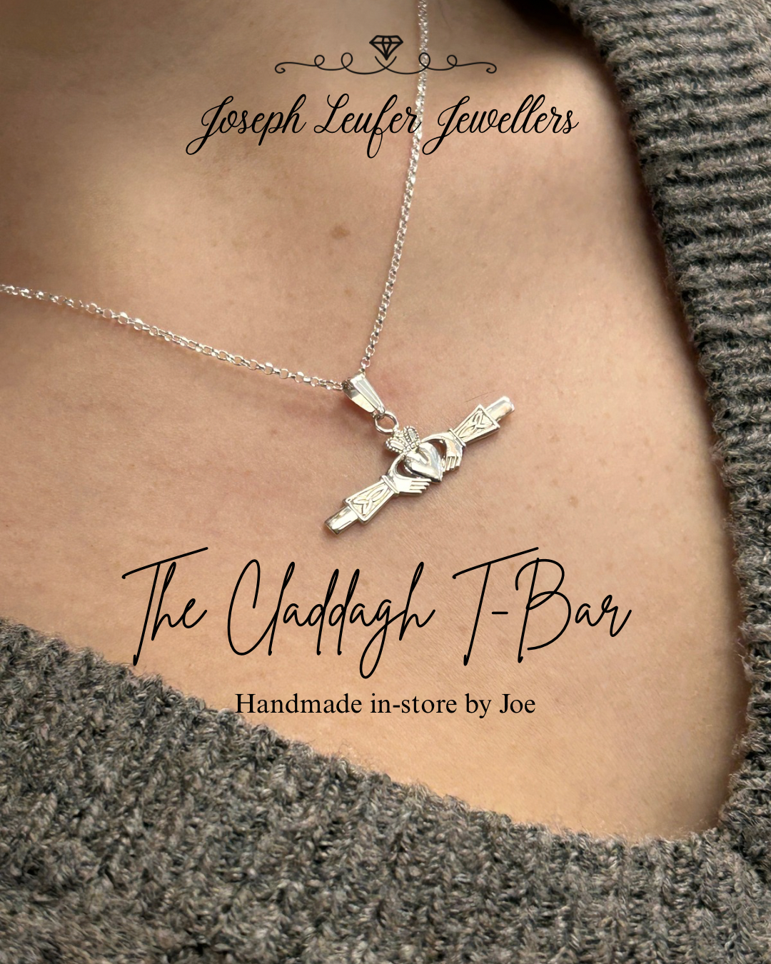 Handmade Claddagh T-Bar