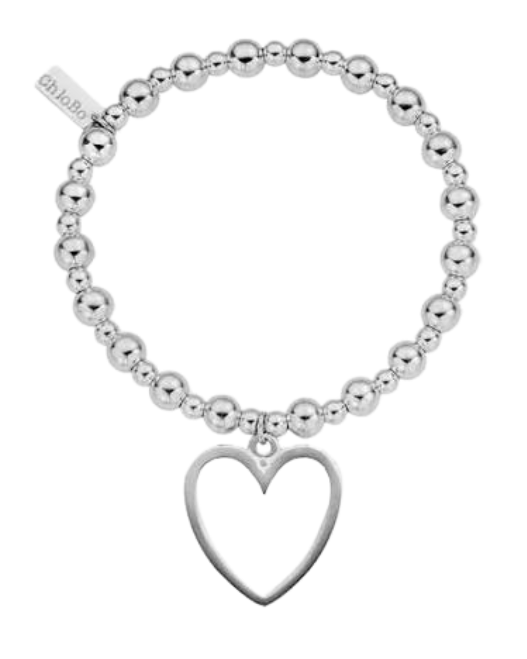50% off ChloBo Iconic Small Ball Open Heart Bracelet