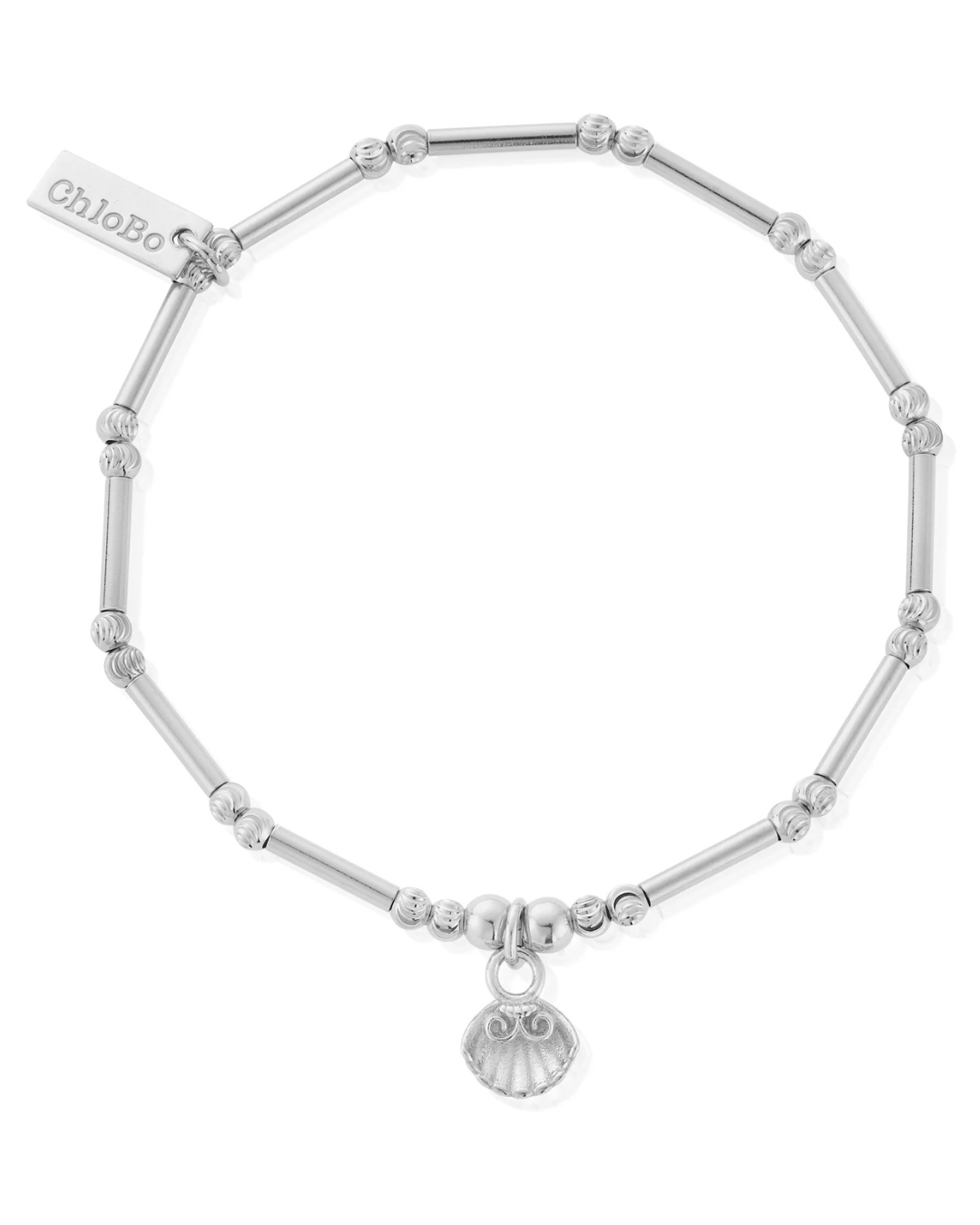 ChloBo Dainty Moon Cut Sparkle Travel Seeker Bracelet