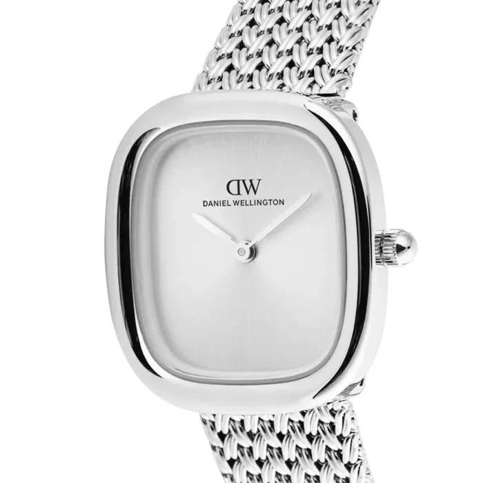Daniel Wellington Ladies Margot Braided Mesh Unitone Silver DW00100963