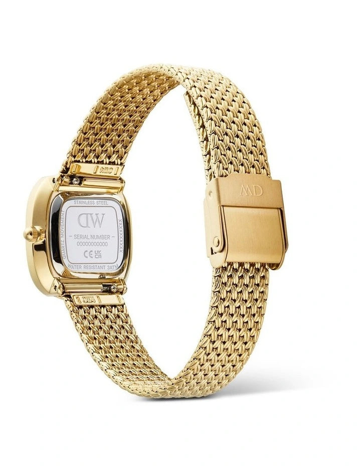 Daniel Wellington Ladies Margot Braided Mesh Amber Gold DW00100968