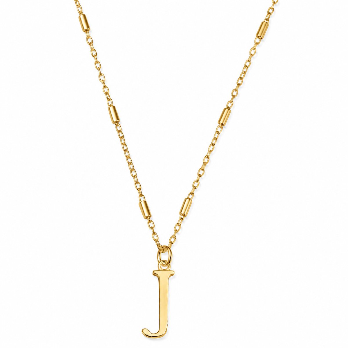 ChloBo Sterling Silver Gold Plated Initial Chains