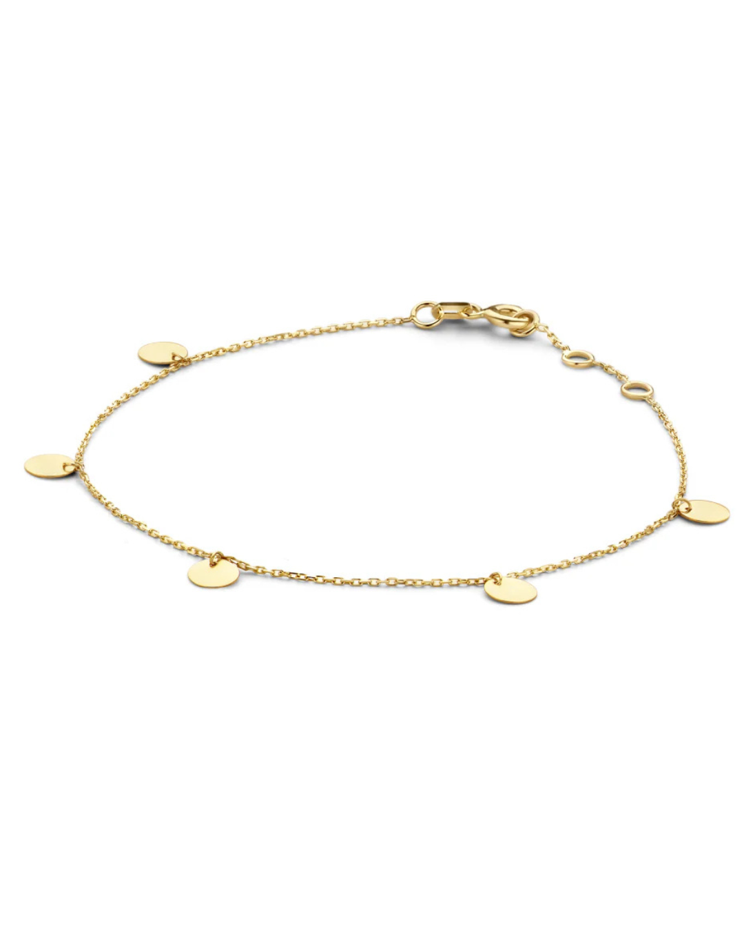 14K Multi Circle Bracelet