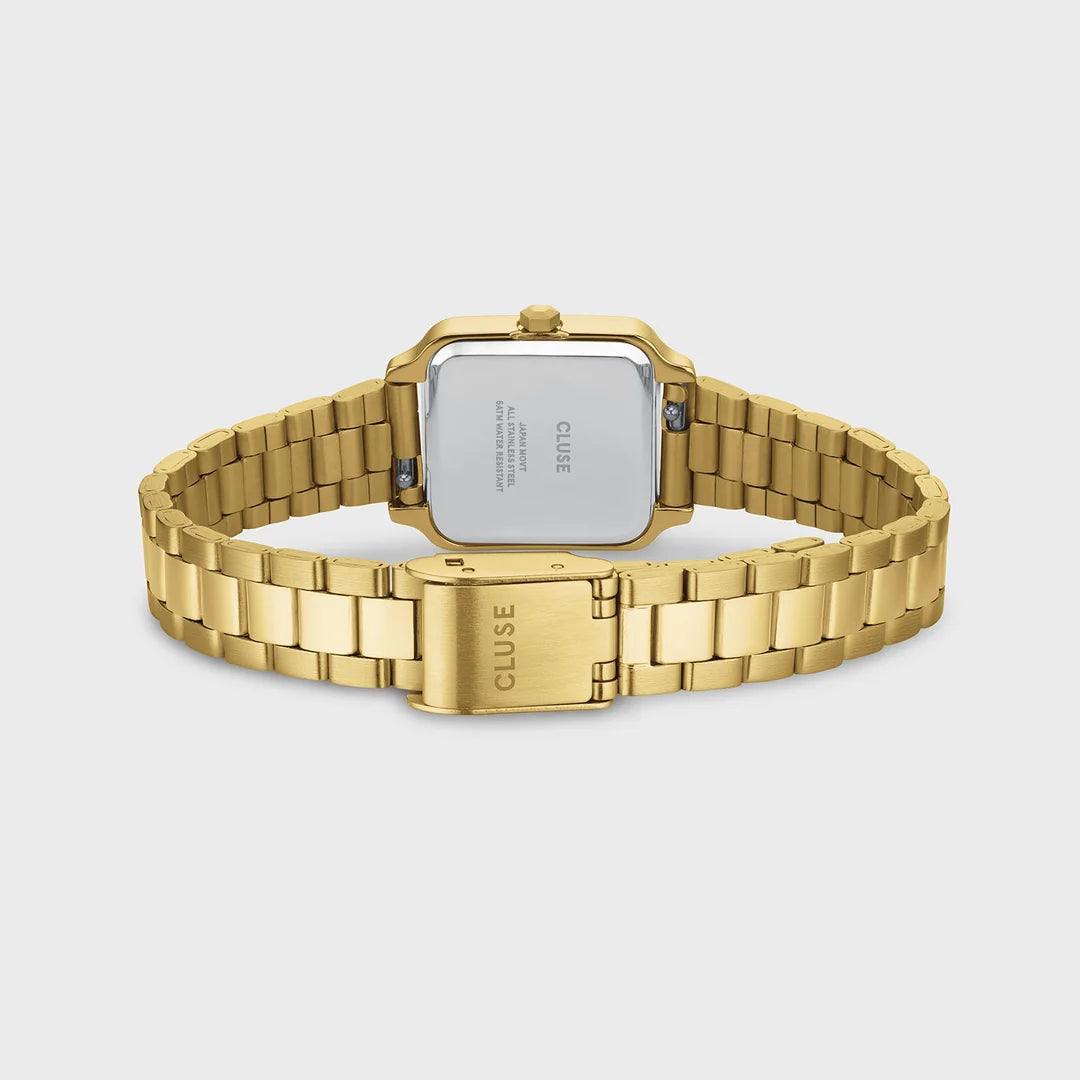 Cluse Gracieuse Mini Watch Steel, Sage Green, Gold Colour CW15505