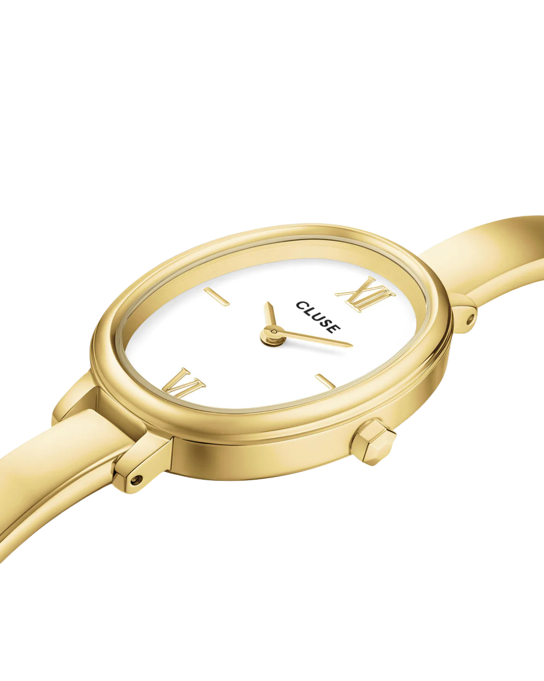 Cluse L'Ovale Watch Steel, White, Gold Colour CW16101