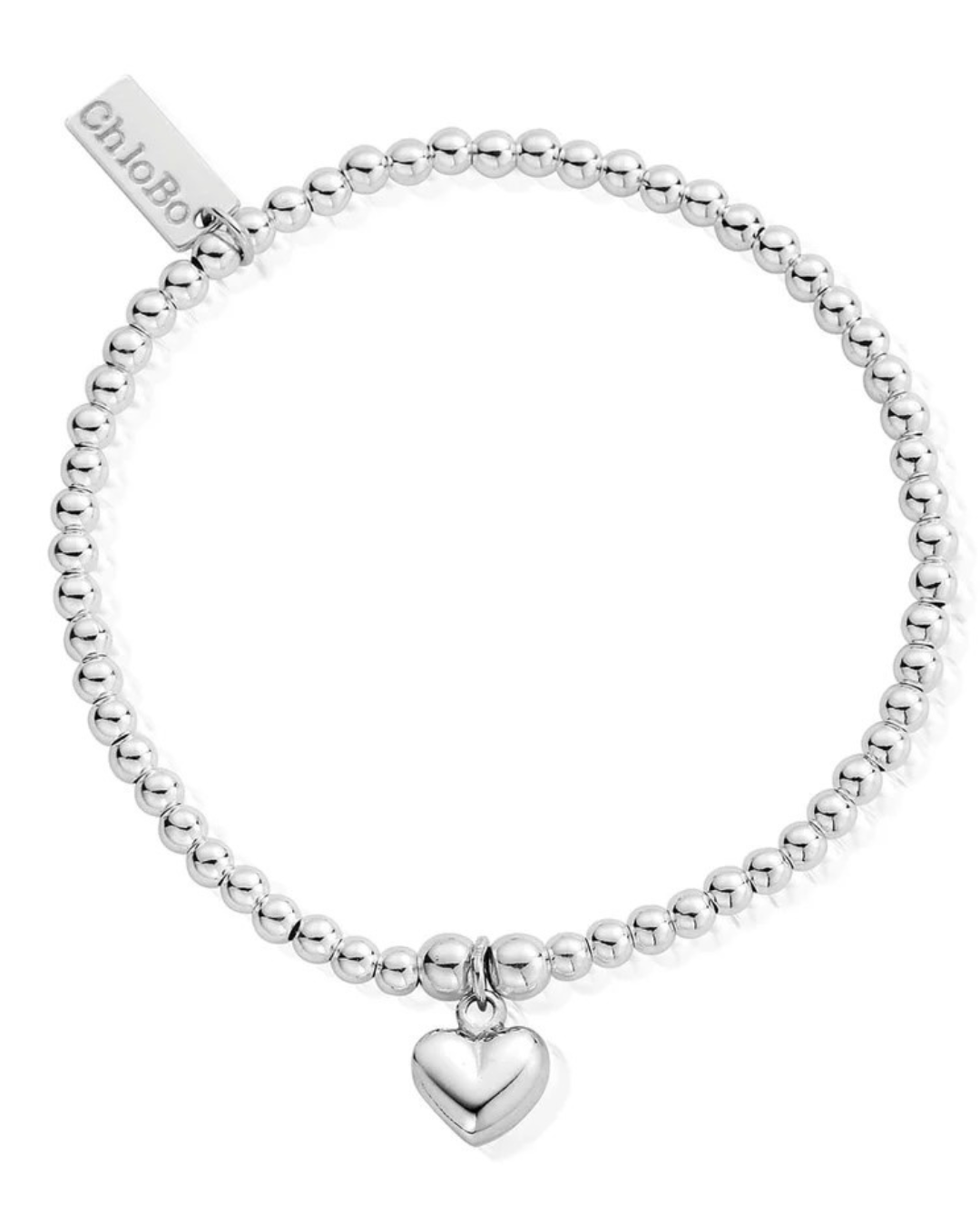 ChloBo Cute Charm Puffed Heart Bracelet