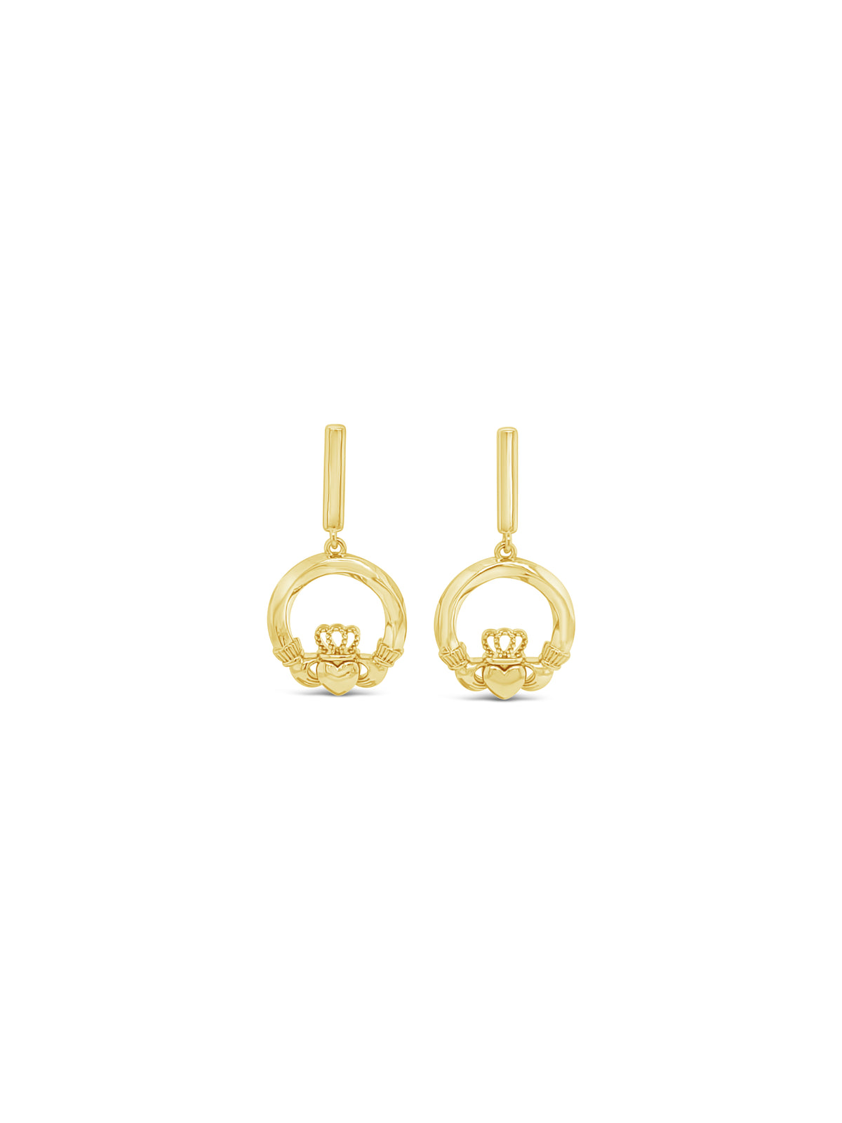Séala Drop Claddagh Earrings CE127GL