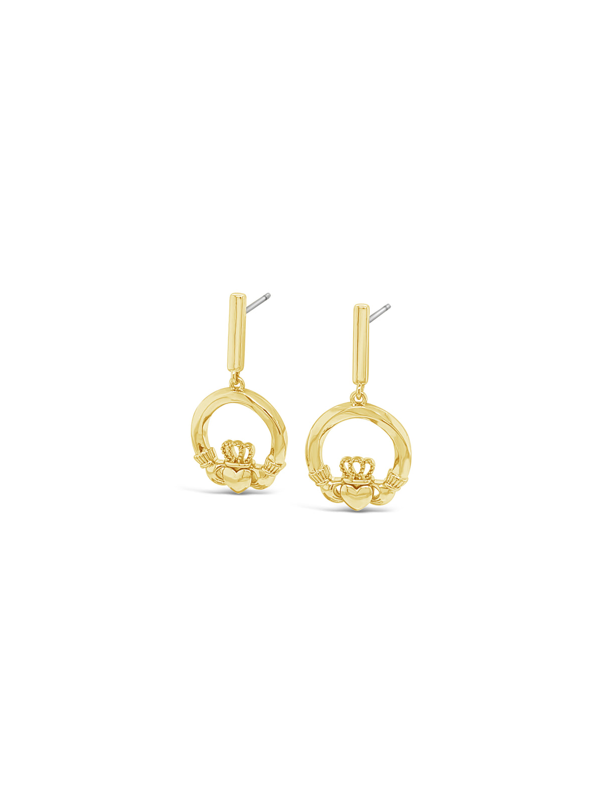 Séala Drop Claddagh Earrings CE127GL