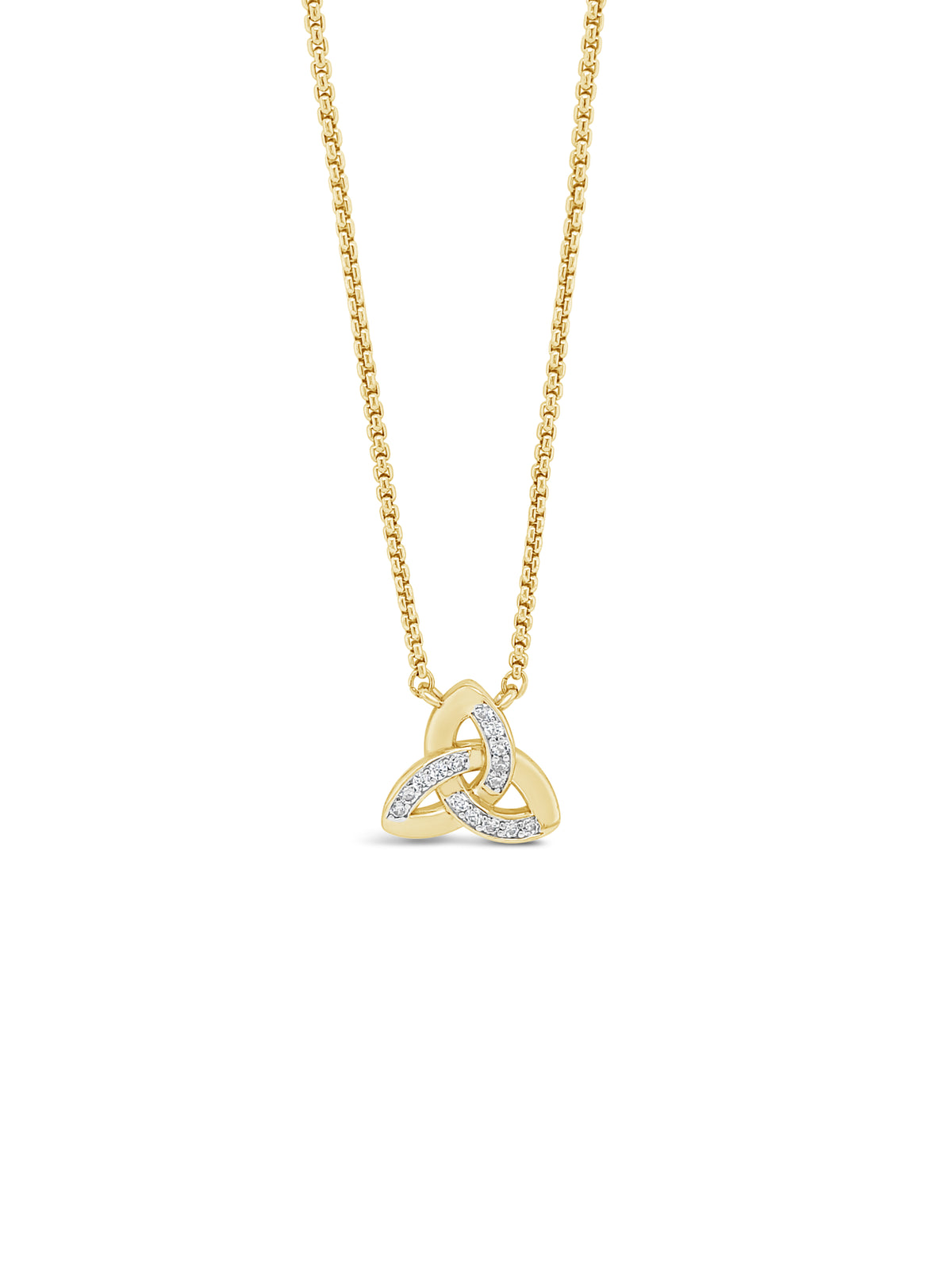 Séala Stone Set Trinity Knot CP131GL