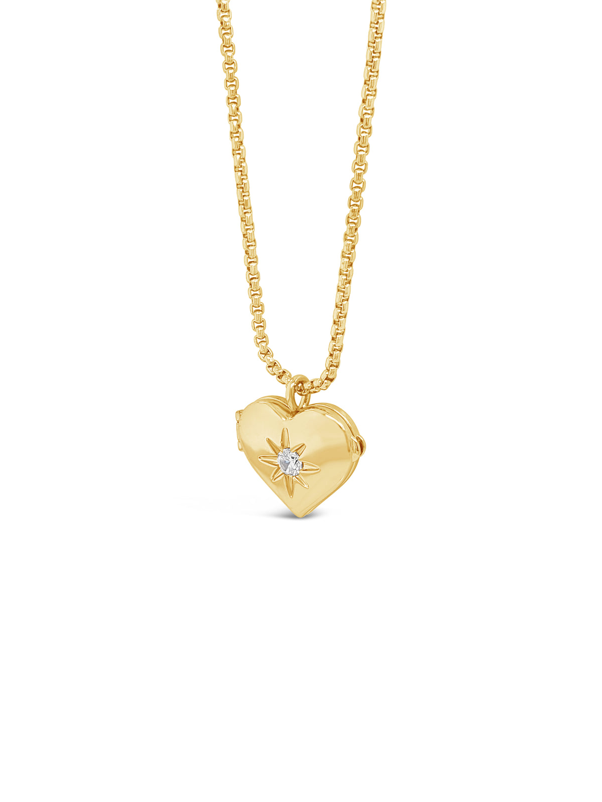 Séala Heart Shaped Star Locket CP138GL