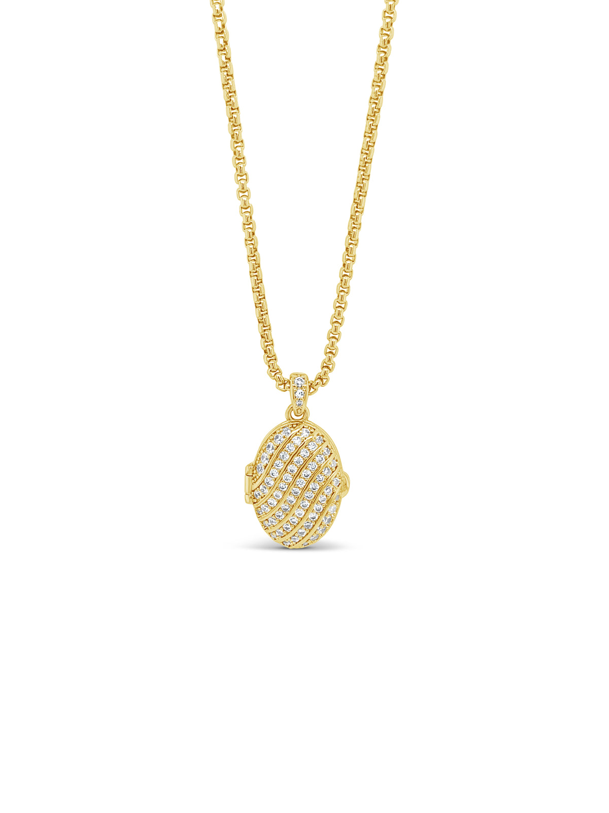 Séala Stone Set Locket CP142GL