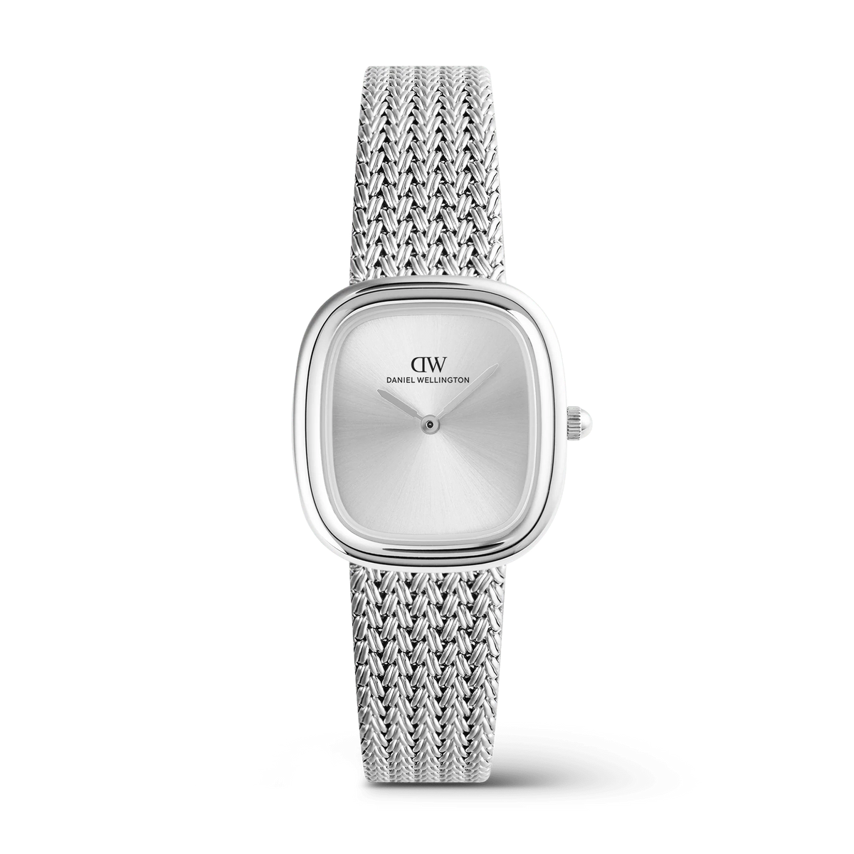 Daniel Wellington Ladies Margot Braided Mesh Unitone Silver DW00100963