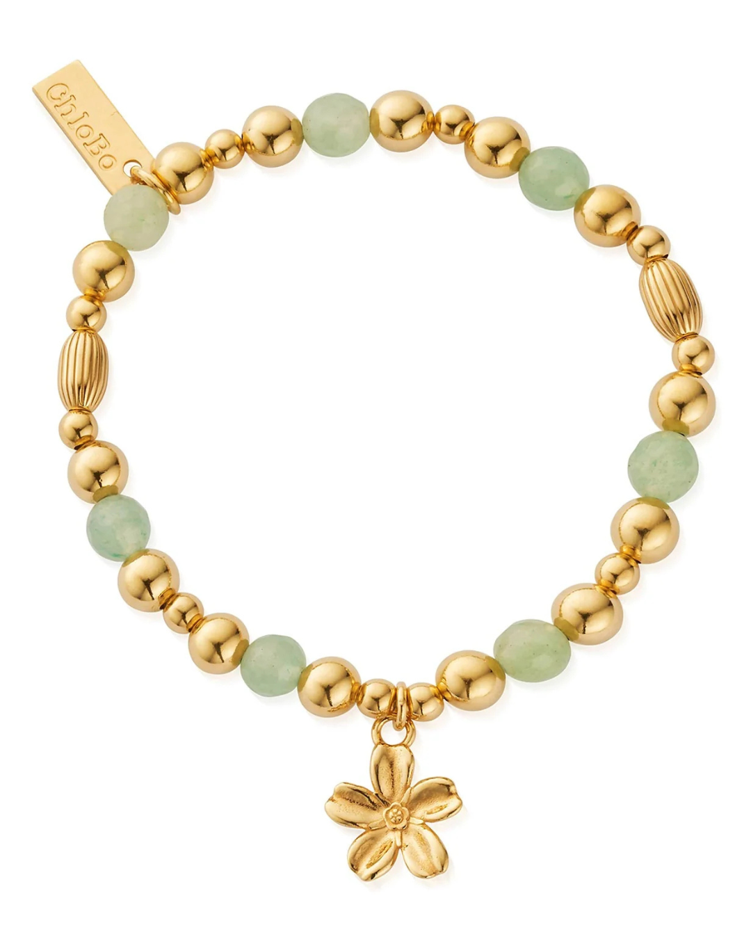 30% OFF ChloBo In Bloom Forget Me Not Aventurine Bracelet