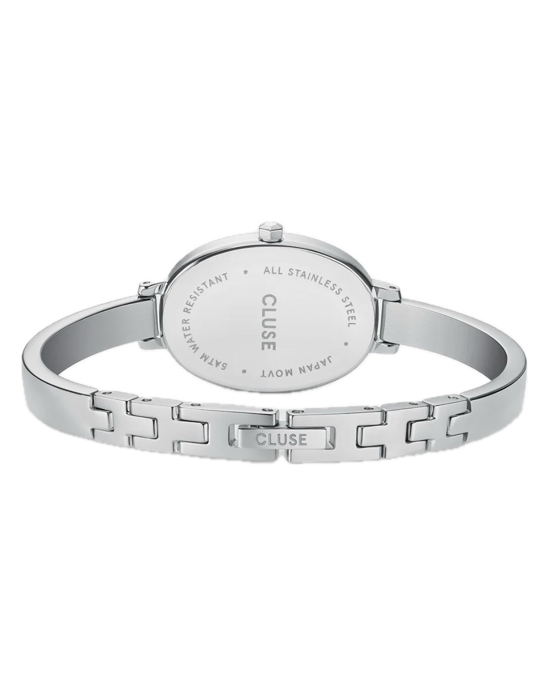 Cluse L'Ovale Watch Steel, White, Silver Colour CW16102