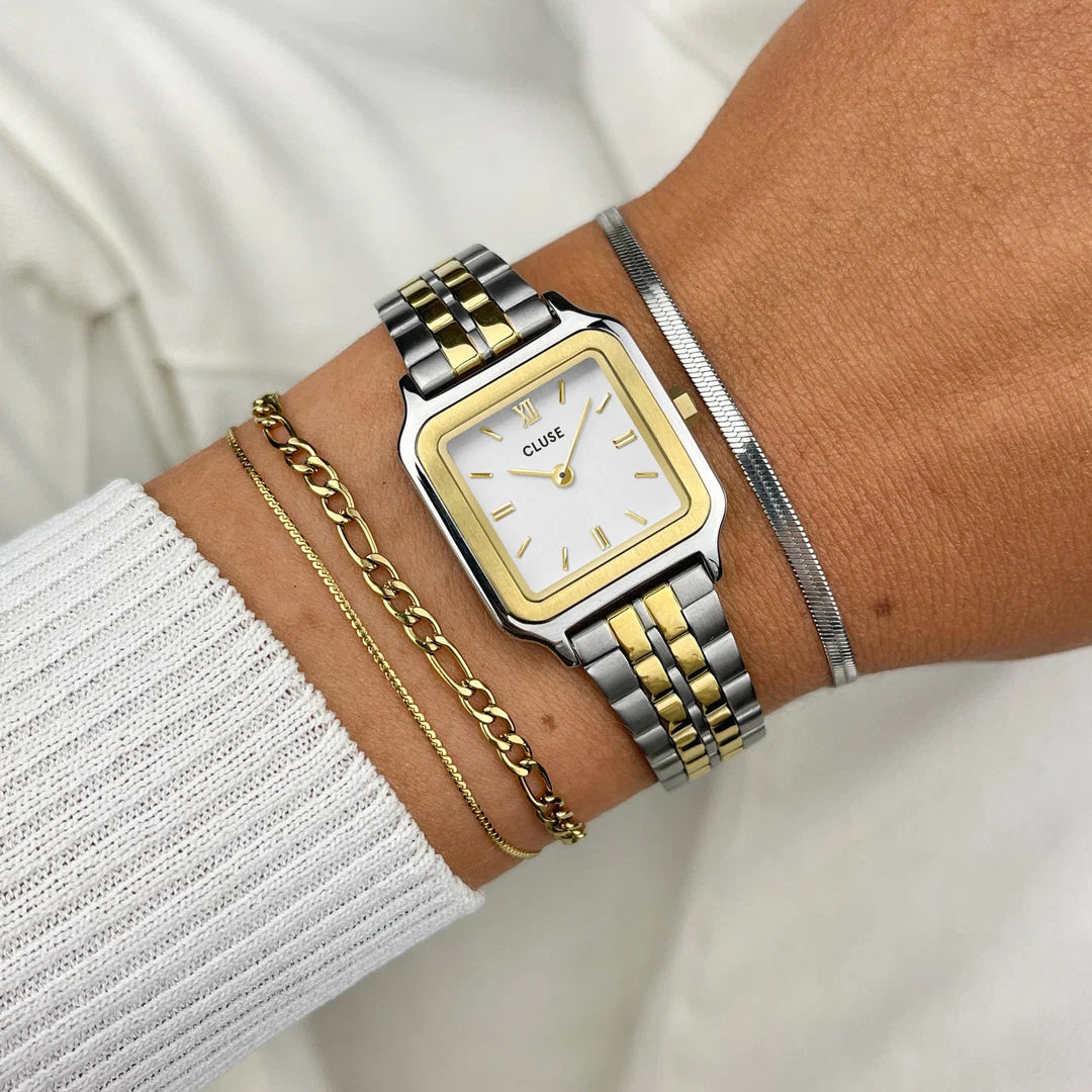 Cluse Gracieuse Petite Watch Steel, Two-Tone CW11801