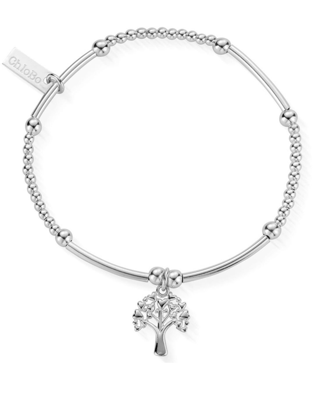 ChloBo Cute Mini Heart Tree of Life Bracelet