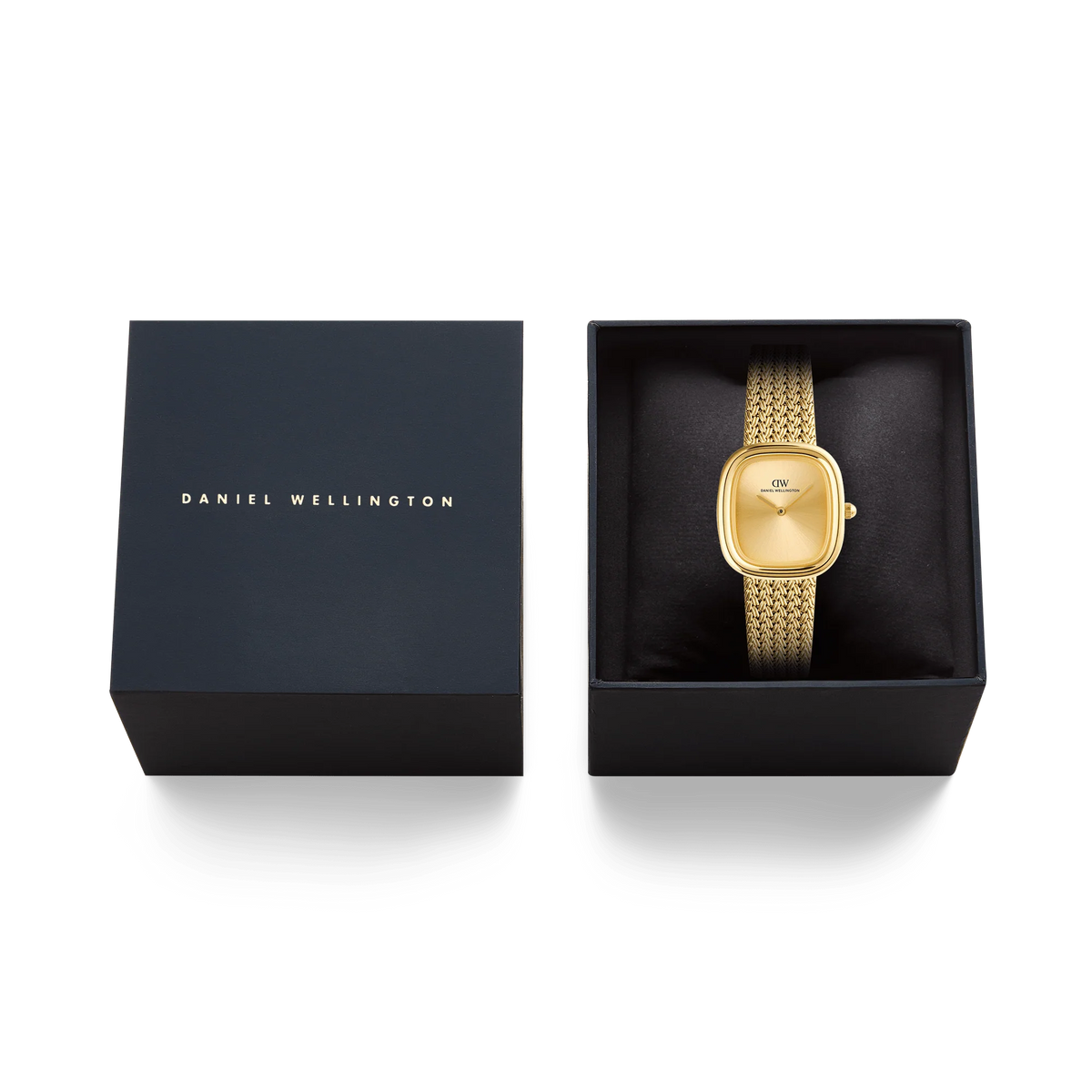 Daniel Wellington Ladies Margot Braided Mesh Unitone Gold DW00100964