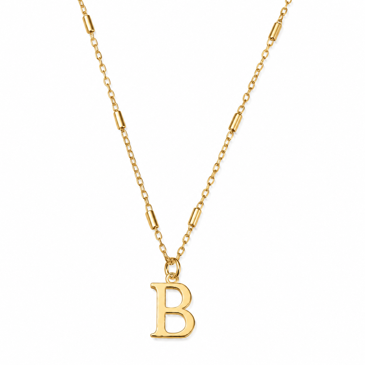 ChloBo Sterling Silver Gold Plated Initial Chains