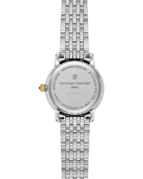 Frederique Constant CLASSICS Slimline Ladies 30mm MOP Dial Two-Tone FC-220MPWD1S23B