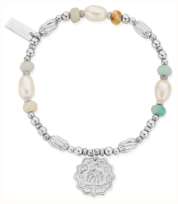 50% OFF ChloBo TREASURES OF BALI Dreamer's Paradise Pearl Charm Bracelet
